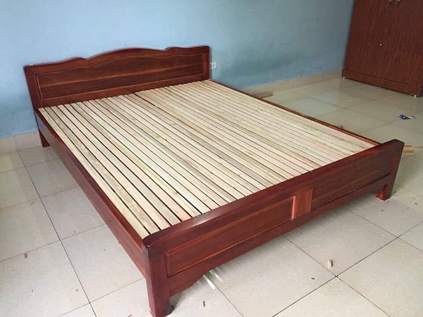 Giường ngủ gỗ xoan đào bắc GN155