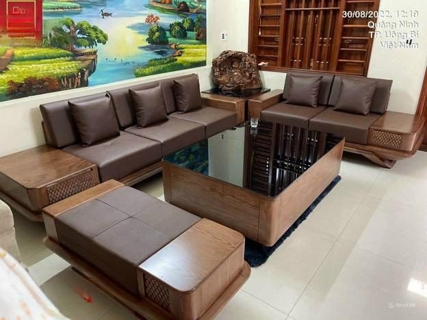 Sofa góc hiện đại đệm da Pu BG102