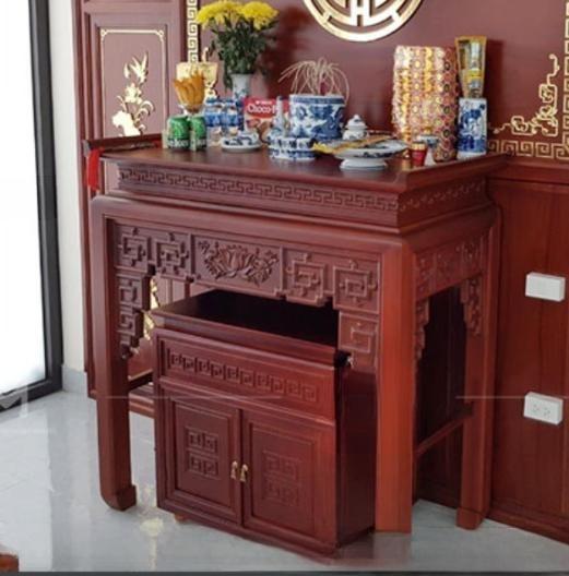 Bàn thờ hương đỏ 1m27 BT161