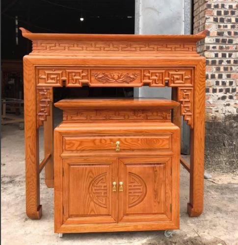 Bàn thờ 1m07 hiện đại gỗ Hương Đá BT102