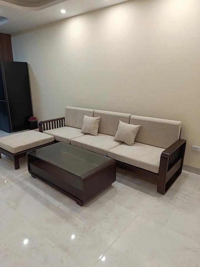Bộ sofa gỗ kèm đệm 3 món DC29