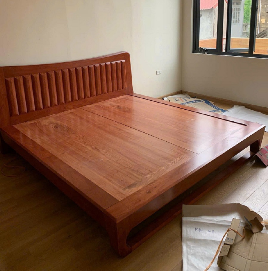 Giường ngủ chân thuyền 1m6 GN170