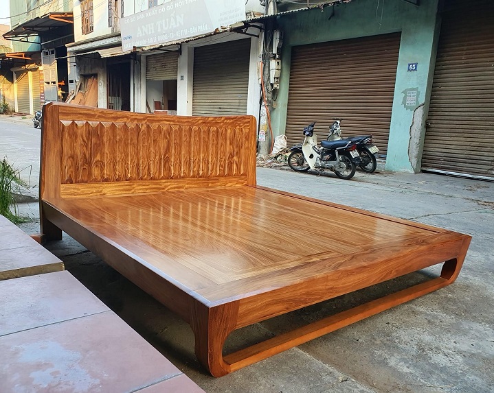 Giường ngủ 1m6 kiểu nhật hiện đại GN164