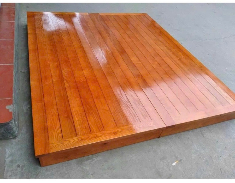 Dát phản hộp gỗ xoan đào B01