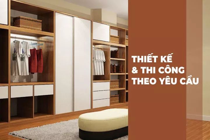 Đặt đóng theo yêu cầu nội thất gia đình gỗ Công nghiệp cao cấp