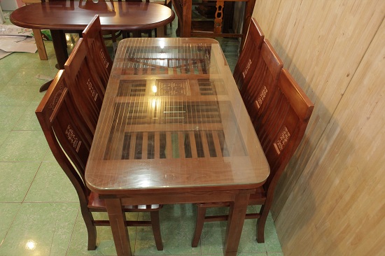 bộ bàn ăn 4 ghế gỗ xoan đào